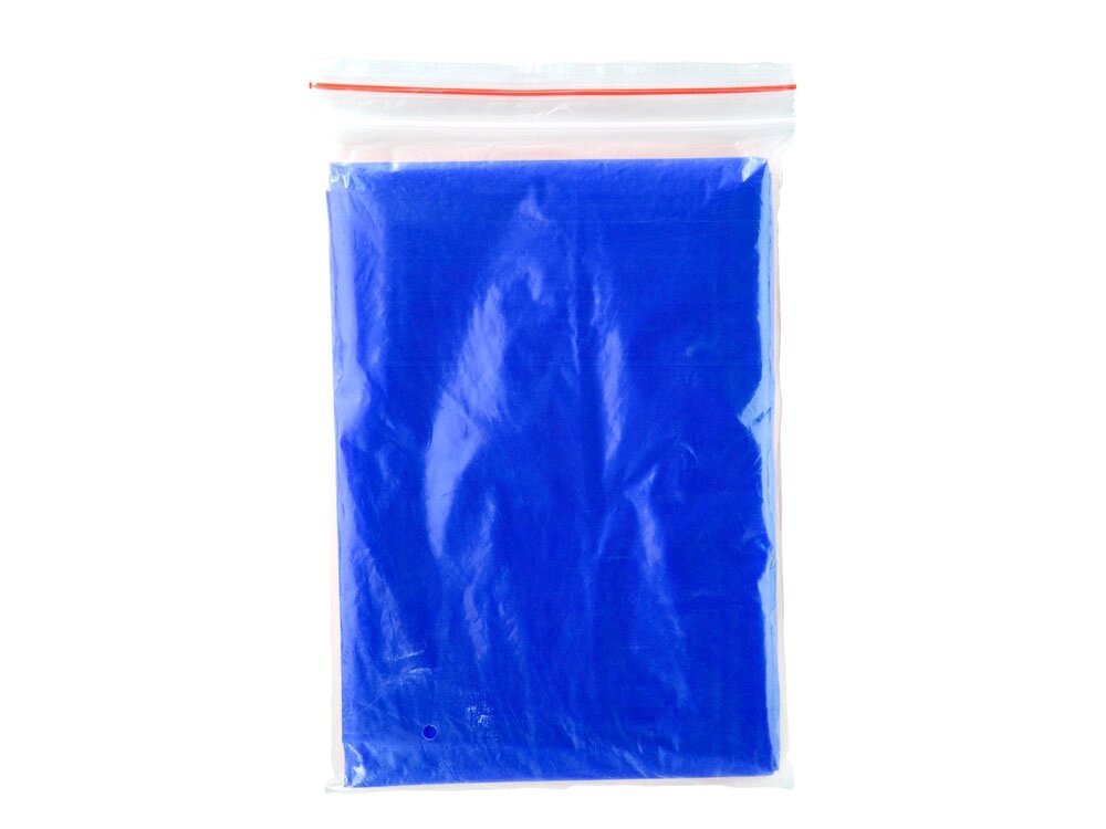 Одноразмерный дождевик для взрослых SHAKA, королевский синий от компании ТОО VEER Company Group / Одежда и сувениры с логотипом - фото 1