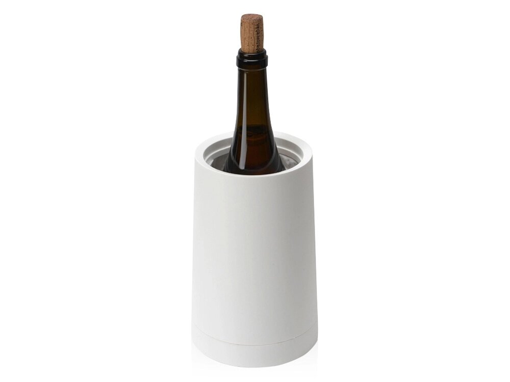 Охладитель Cooler Pot 2.0 для бутылки цельный, белый от компании ТОО VEER Company Group / Одежда и сувениры с логотипом - фото 1