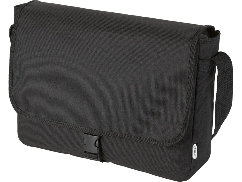 Omaha, сумка через плечо из переработанного PET-пластика, черный от компании ТОО VEER Company Group / Одежда и сувениры с логотипом - фото 1