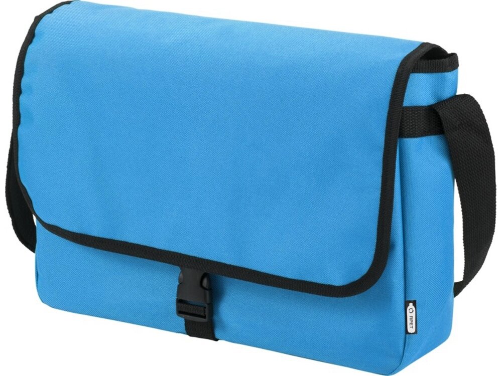 Omaha, сумка через плечо из переработанного PET-пластика, цвет морской волны от компании ТОО VEER Company Group / Одежда и сувениры с логотипом - фото 1