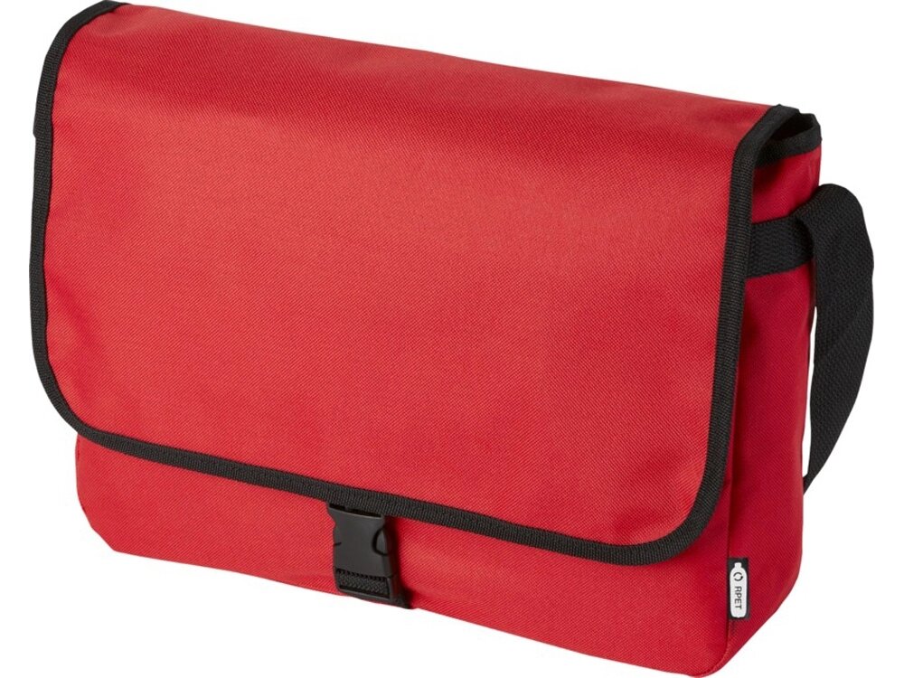 Omaha, сумка через плечо из переработанного PET-пластика, красный от компании ТОО VEER Company Group / Одежда и сувениры с логотипом - фото 1