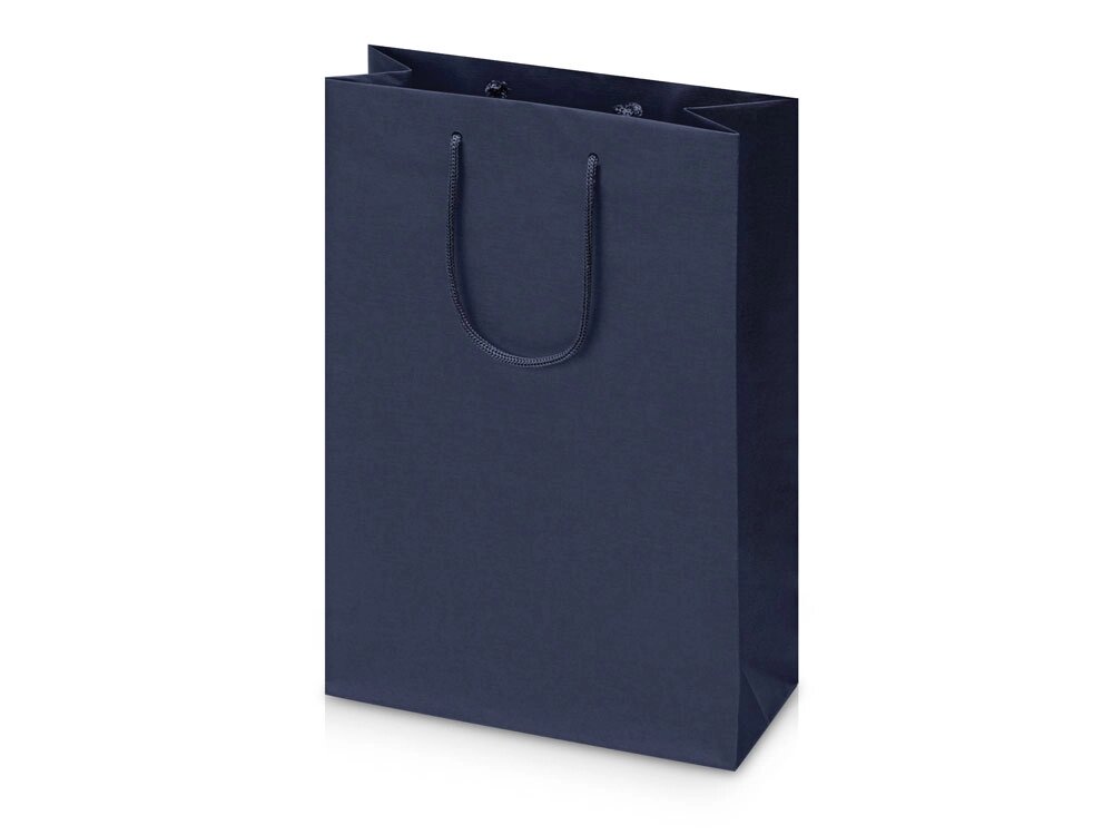 Пакет подарочный Imilit T, синий от компании ТОО VEER Company Group / Одежда и сувениры с логотипом - фото 1