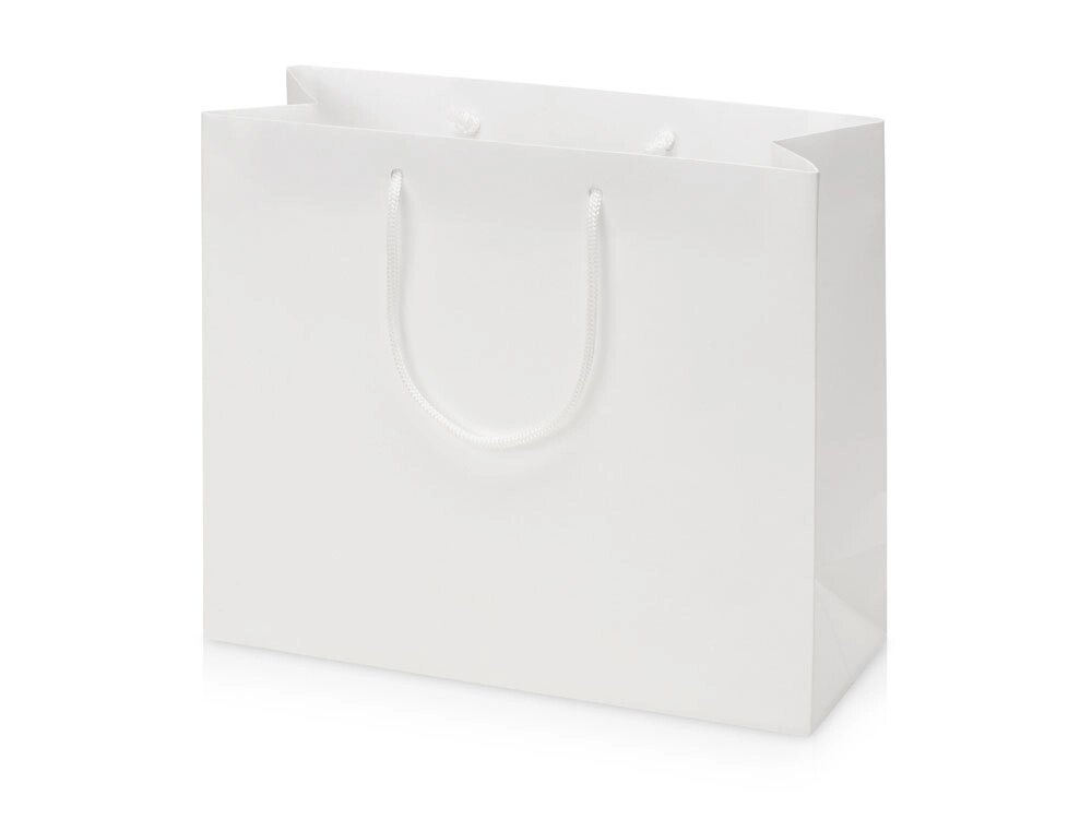 Пакет подарочный Imilit W, белый от компании ТОО VEER Company Group / Одежда и сувениры с логотипом - фото 1