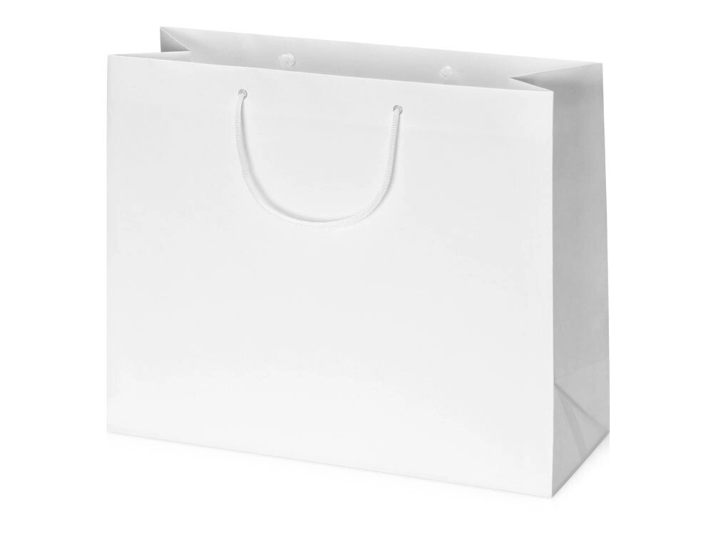 Пакет подарочный Imilit XL, белый (P) от компании ТОО VEER Company Group / Одежда и сувениры с логотипом - фото 1