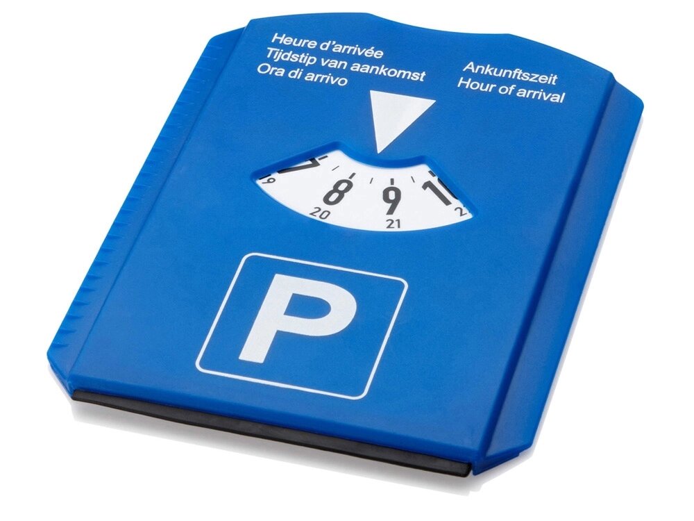 Парковочный диск 5 в 1, синий от компании ТОО VEER Company Group / Одежда и сувениры с логотипом - фото 1