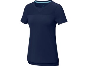 Borax Женская футболка с короткими рукавами из переработанного полиэстера согласно стандарту GRS с отличным кроем -