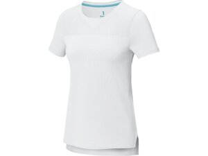Borax Женская футболка с короткими рукавами из переработанного полиэстера согласно стандарту GRS с отличным кроем -