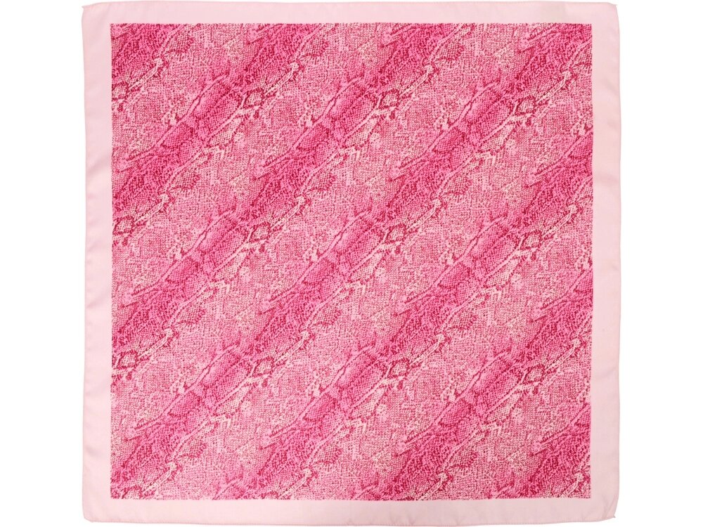 Платок розовый 500*515 мм в подарочном мешке от компании ТОО VEER Company Group / Одежда и сувениры с логотипом - фото 1