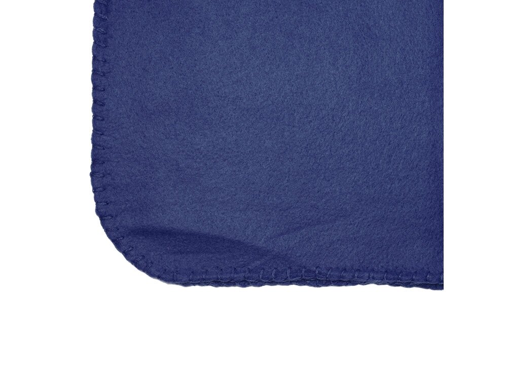 Плед BERING из гладкого флиса плотностью 200 г/м2 с чехлом в тон, темно-синий от компании ТОО VEER Company Group / Одежда и сувениры с логотипом - фото 1