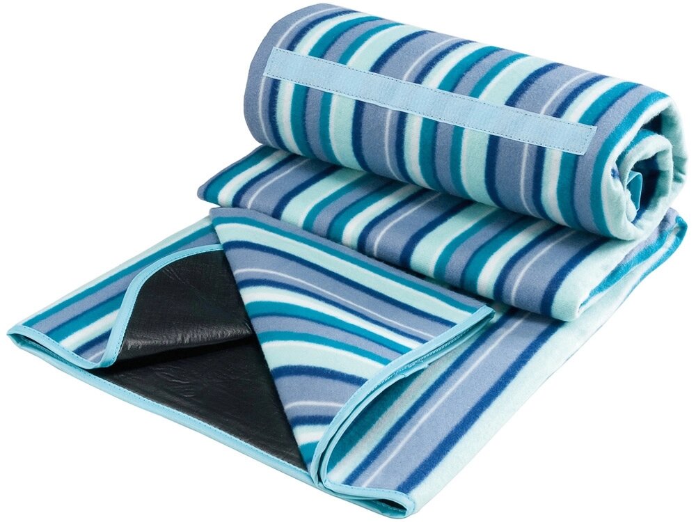 Плед для пикника с подкладкой Riviera, синий от компании ТОО VEER Company Group / Одежда и сувениры с логотипом - фото 1