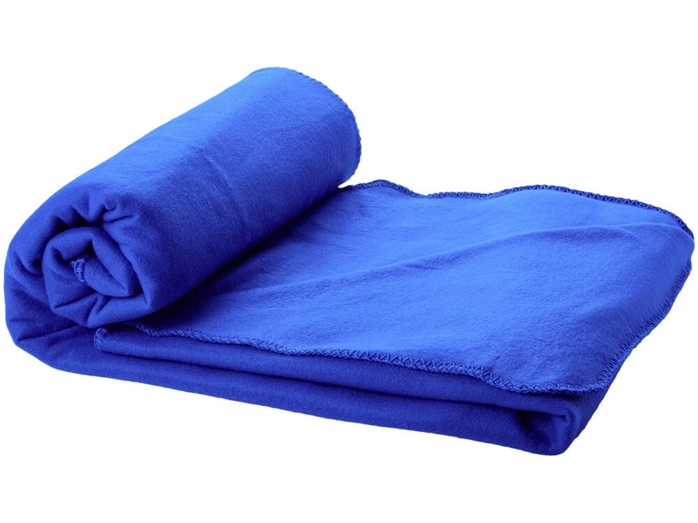 Плед Huggy в чехле, ярко-синий от компании ТОО VEER Company Group / Одежда и сувениры с логотипом - фото 1