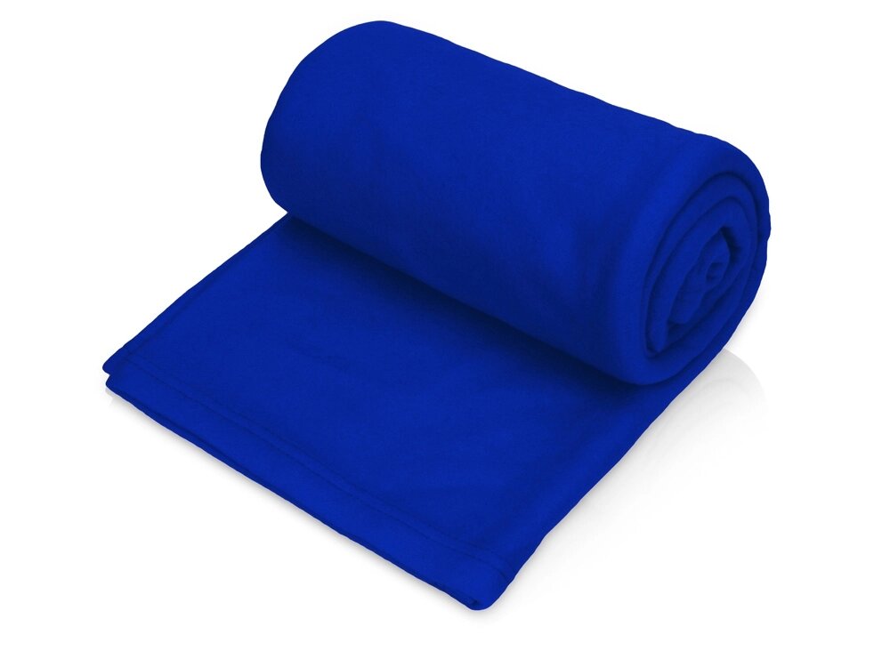 Плед из флиса Polar XL большой, синий от компании ТОО VEER Company Group / Одежда и сувениры с логотипом - фото 1