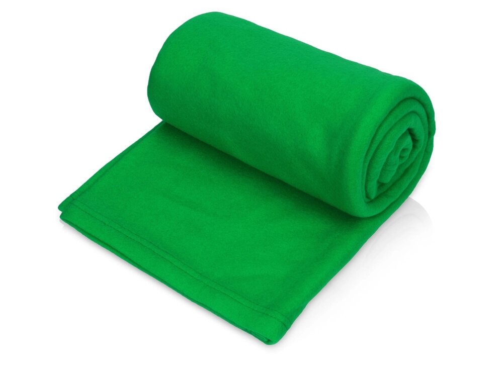 Плед из флиса Polar XL большой, зеленый от компании ТОО VEER Company Group / Одежда и сувениры с логотипом - фото 1