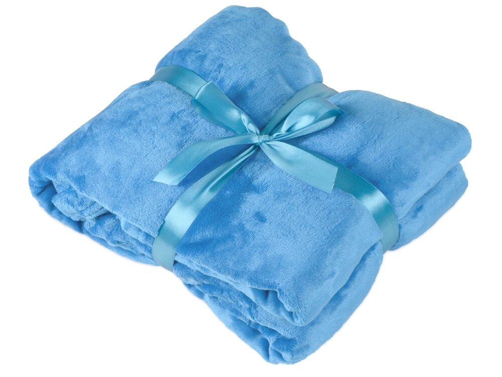 Плед мягкий флисовый Fancy, голубой от компании ТОО VEER Company Group / Одежда и сувениры с логотипом - фото 1