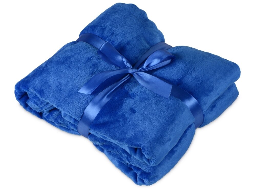 Плед мягкий флисовый Fancy, синий от компании ТОО VEER Company Group / Одежда и сувениры с логотипом - фото 1