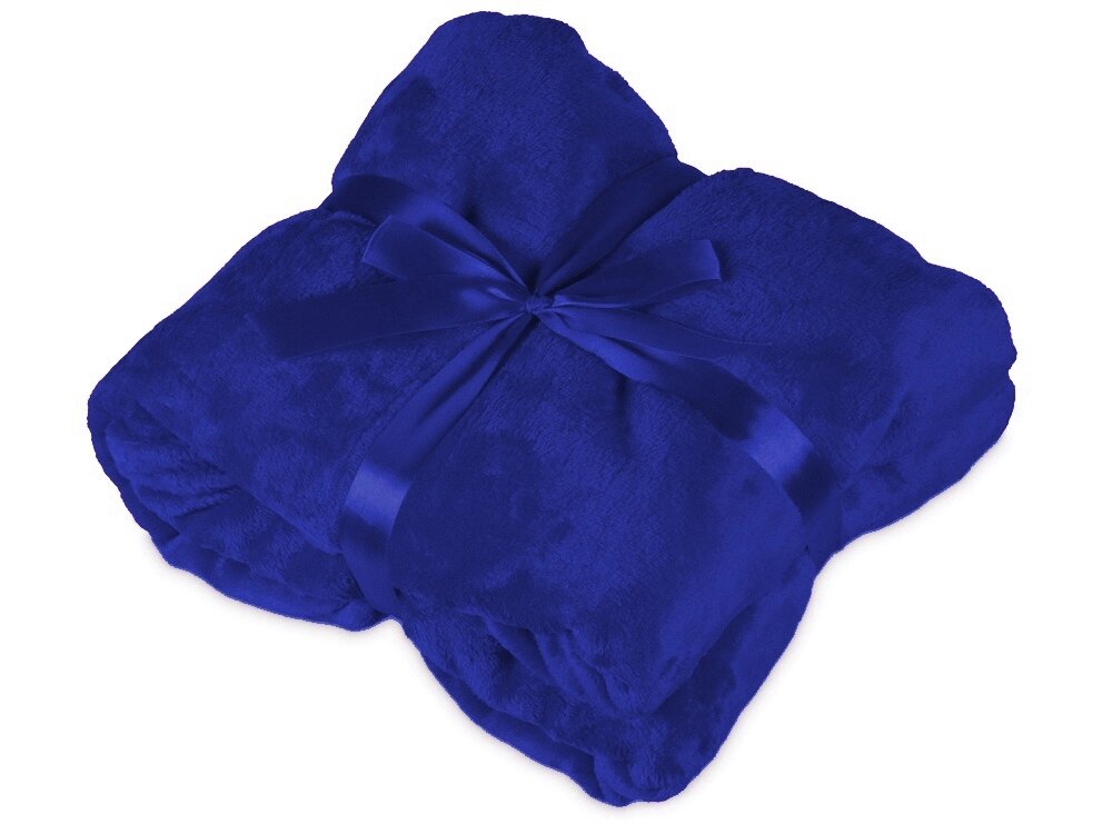 Плед мягкий флисовый Fancy, темно-синий от компании ТОО VEER Company Group / Одежда и сувениры с логотипом - фото 1