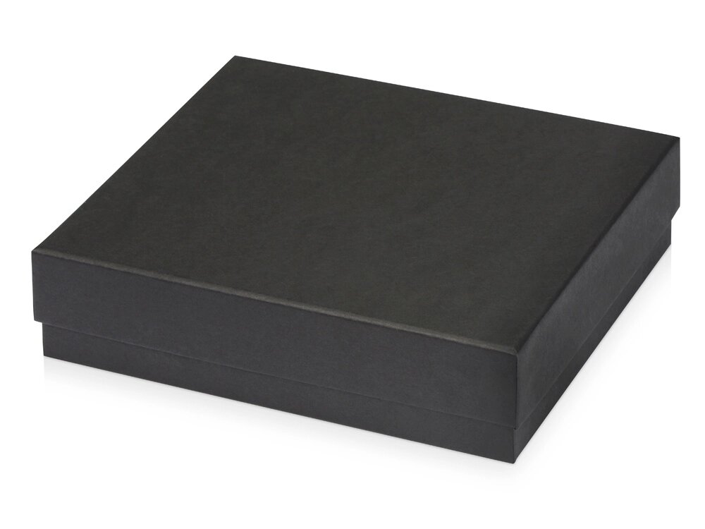 Подарочная коробка с эфалином Obsidian L 243 х 203 х 63, черный от компании ТОО VEER Company Group / Одежда и сувениры с логотипом - фото 1