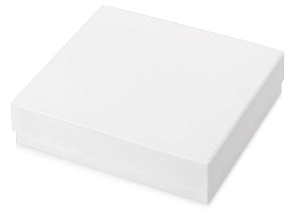 Подарочная коробка с эфалином Obsidian L 243 х 209 х 63, белый от компании ТОО VEER Company Group / Одежда и сувениры с логотипом - фото 1