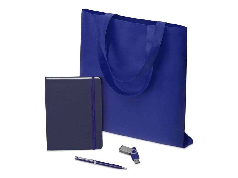 Подарочный набор Guardar, синий от компании ТОО VEER Company Group / Одежда и сувениры с логотипом - фото 1