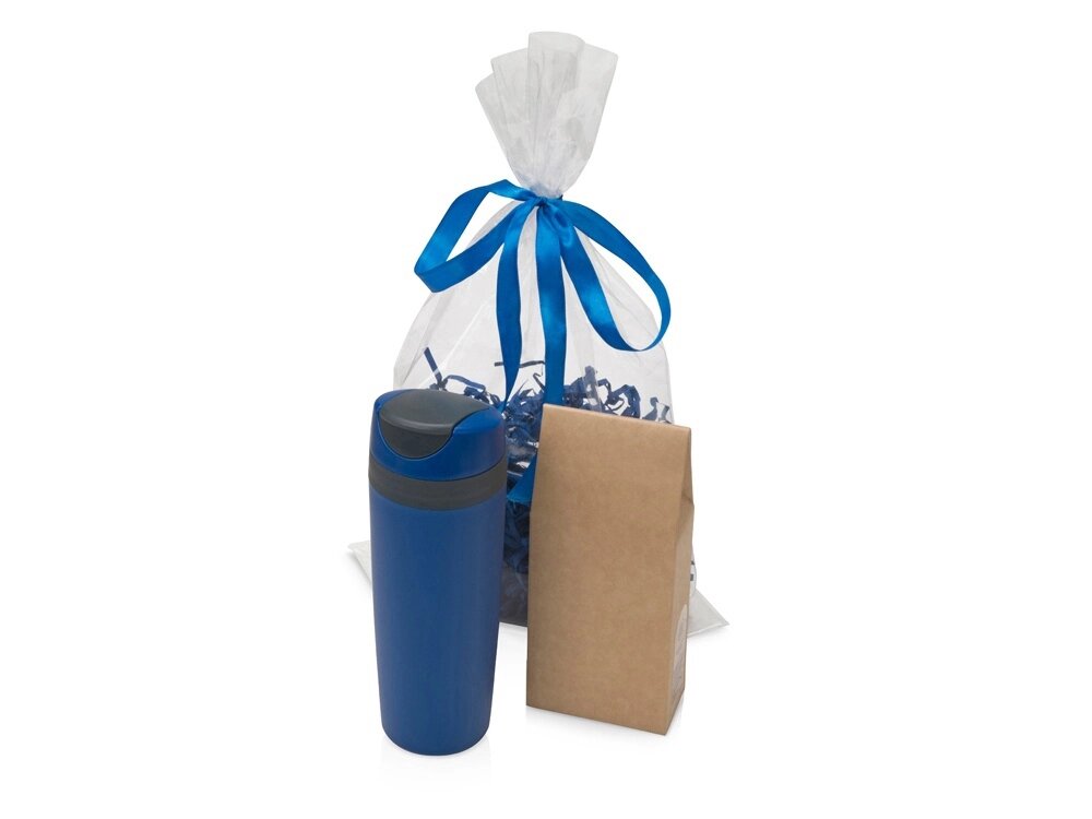 Подарочный набор Mattina Plus, синий от компании ТОО VEER Company Group / Одежда и сувениры с логотипом - фото 1