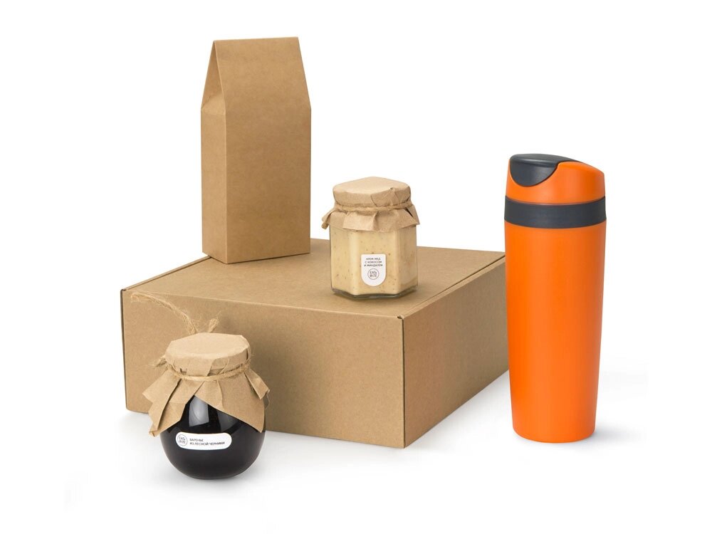 Подарочный набор Tea Cup Superior Honey, оранжевый от компании ТОО VEER Company Group / Одежда и сувениры с логотипом - фото 1