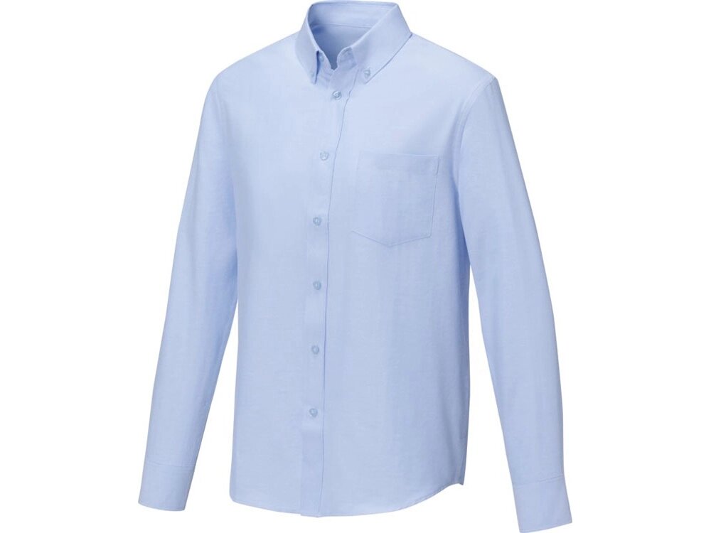 Pollux Мужская рубашка с длинными рукавами, светло-синий от компании ТОО VEER Company Group / Одежда и сувениры с логотипом - фото 1