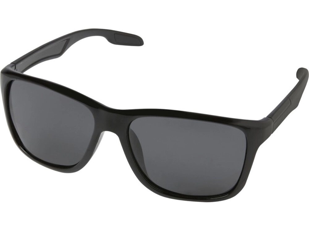 Поляризованные спортивные солнцезащитные очки Eiger с оправой из переработанного ПЭТ, черный от компании ТОО VEER Company Group / Одежда и сувениры с логотипом - фото 1
