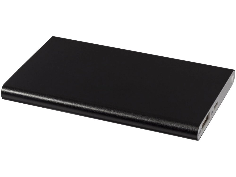 Портативное зарядное устройство Pep 4000 mAh, черный от компании ТОО VEER Company Group / Одежда и сувениры с логотипом - фото 1