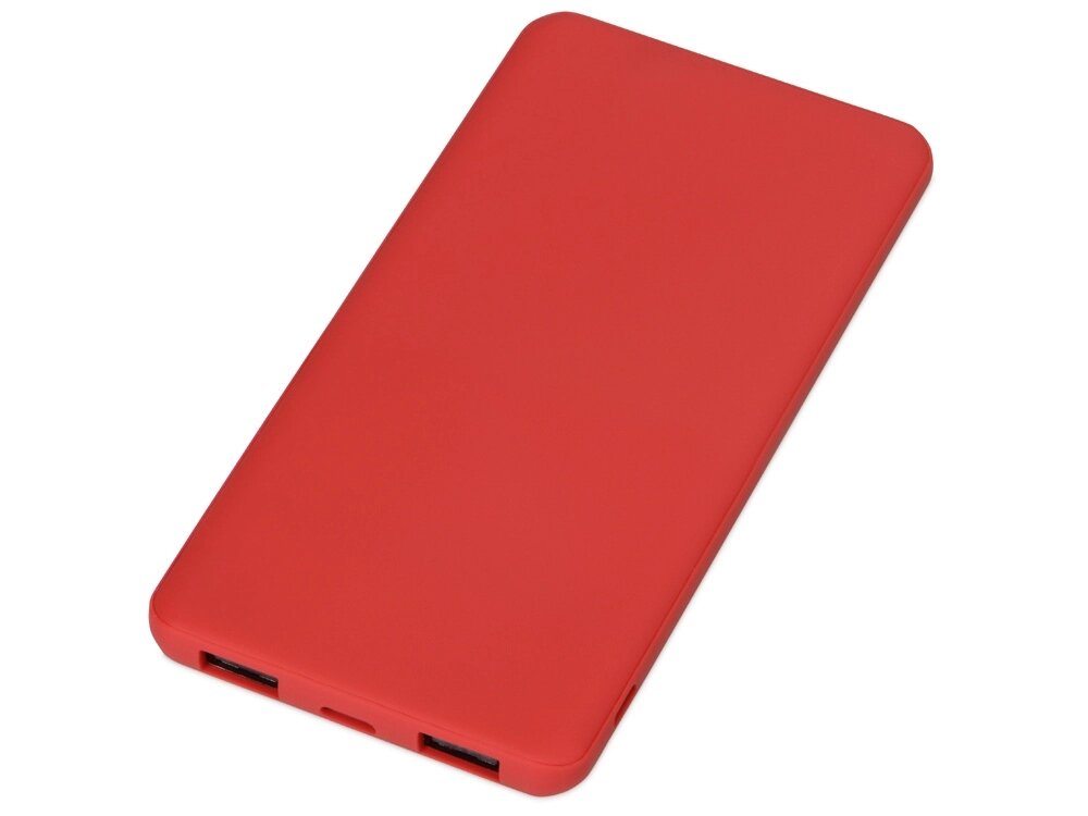 Портативное зарядное устройство Reserve с USB Type-C, 5000 mAh, красный от компании ТОО VEER Company Group / Одежда и сувениры с логотипом - фото 1