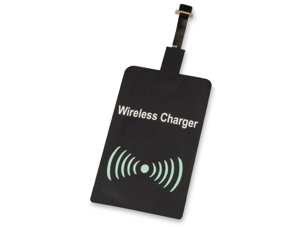 Приёмник Qi для беспроводной зарядки телефона, Micro USB от компании ТОО VEER Company Group / Одежда и сувениры с логотипом - фото 1