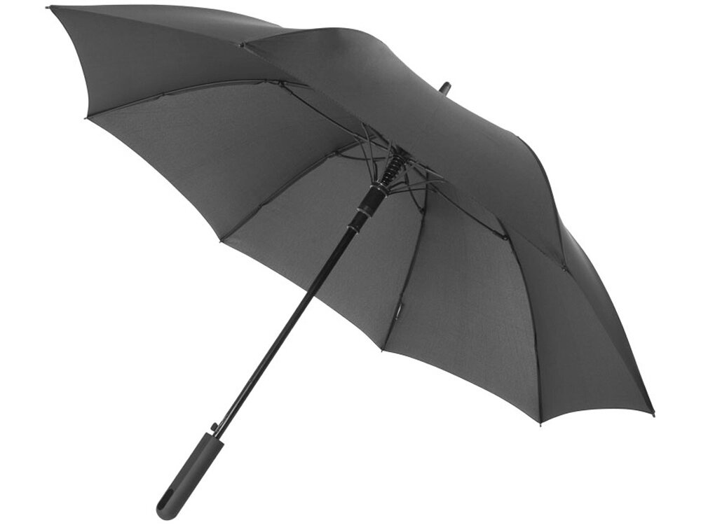 Противоштормовой зонт Noon 23 полуавтомат, черный от компании ТОО VEER Company Group / Одежда и сувениры с логотипом - фото 1