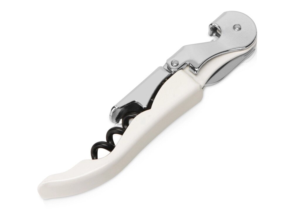 PULLTAPS BASIC WHITE/Нож сомелье Pulltap's Basic, белый от компании ТОО VEER Company Group / Одежда и сувениры с логотипом - фото 1