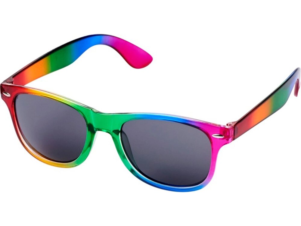 Радужные солнечные очки Sun Ray,  радужный от компании ТОО VEER Company Group / Одежда и сувениры с логотипом - фото 1
