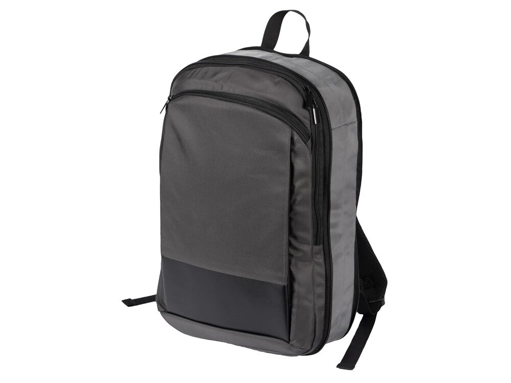 Расширяющийся рюкзак Slimbag для ноутбука 15,6, серый от компании ТОО VEER Company Group / Одежда и сувениры с логотипом - фото 1