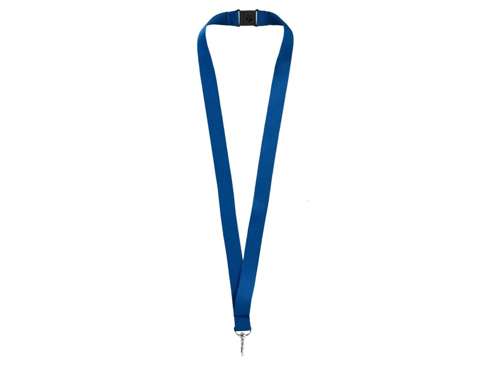 Ремешок на шею с карабином Бибионе, темно-синий от компании ТОО VEER Company Group / Одежда и сувениры с логотипом - фото 1