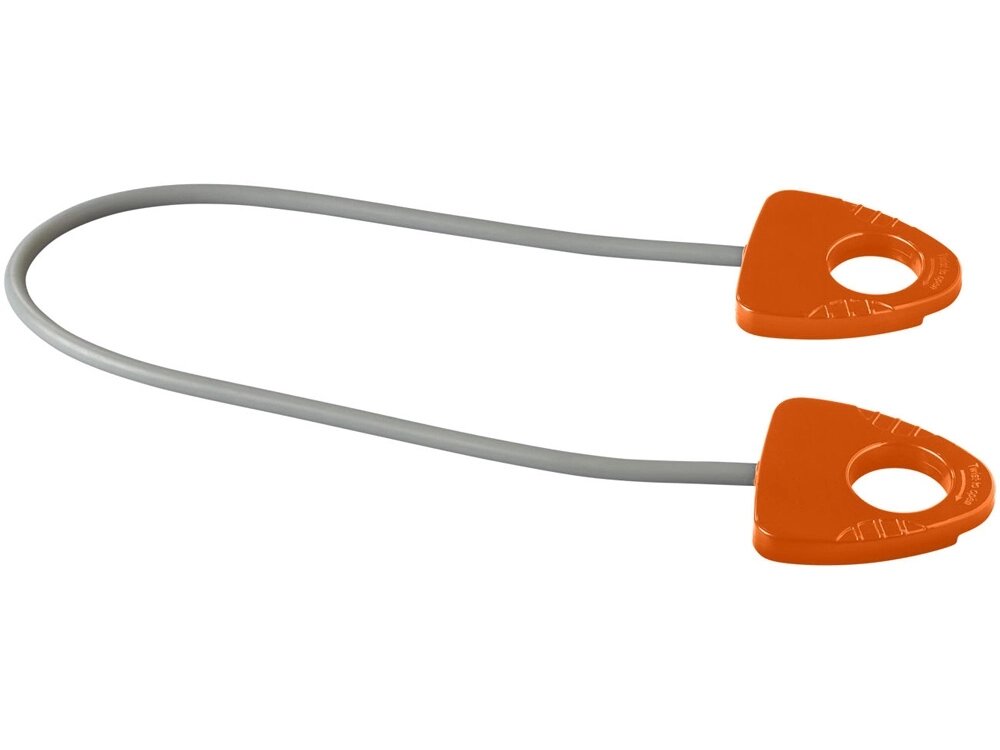Резинка для занятий йогой Dolphin с ручкой, оранжевый от компании ТОО VEER Company Group / Одежда и сувениры с логотипом - фото 1