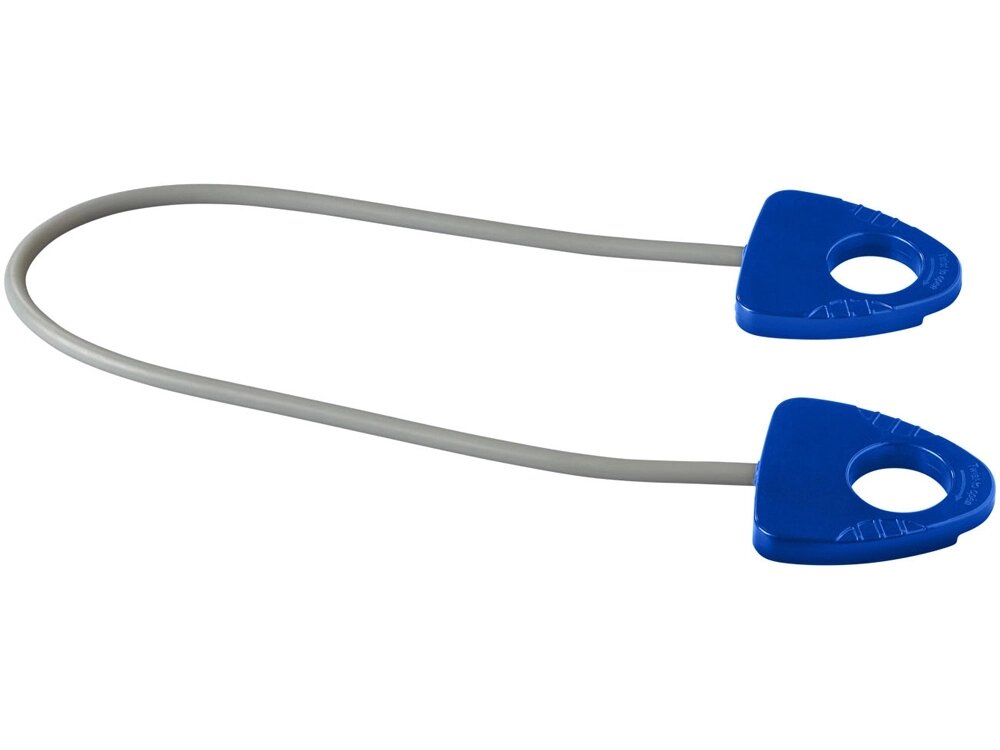 Резинка для занятий йогой Dolphin с ручкой, ярко-синий от компании ТОО VEER Company Group / Одежда и сувениры с логотипом - фото 1