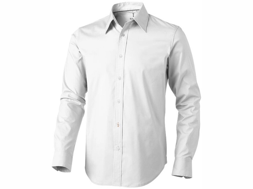 Рубашка Hamilton мужская с длинным рукавом, белый от компании ТОО VEER Company Group / Одежда и сувениры с логотипом - фото 1