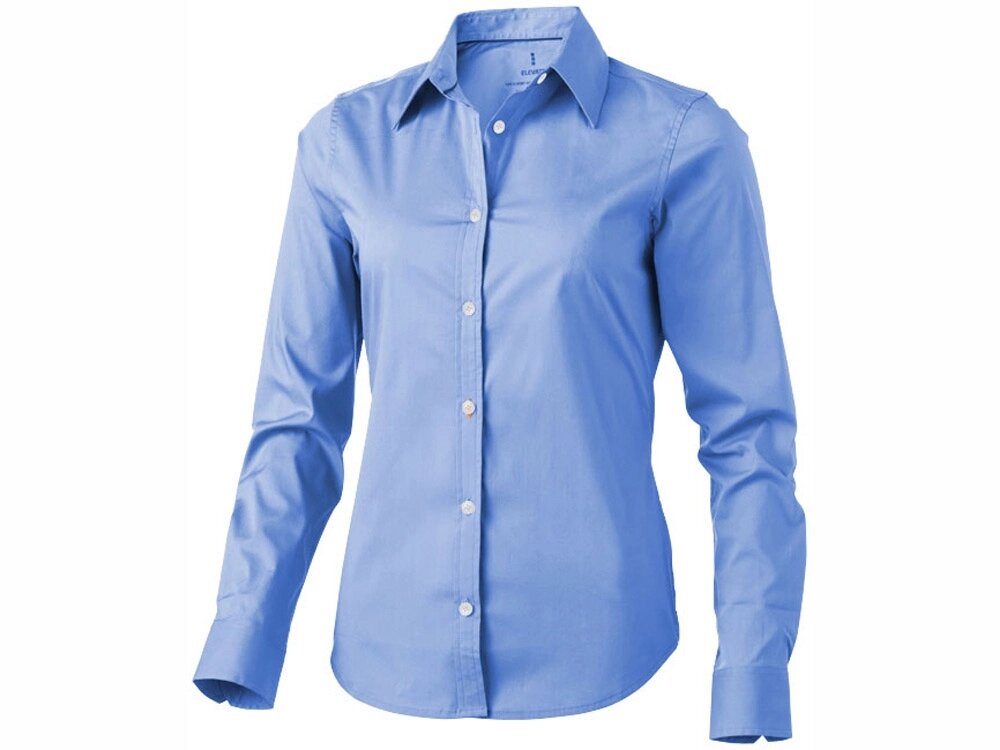 Рубашка Hamilton женская с длинным рукавом, голубой от компании ТОО VEER Company Group / Одежда и сувениры с логотипом - фото 1