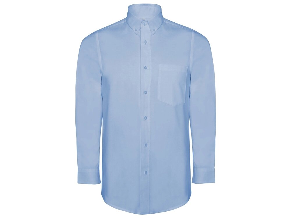 Рубашка мужская Oxford, небесно-голубой от компании ТОО VEER Company Group / Одежда и сувениры с логотипом - фото 1