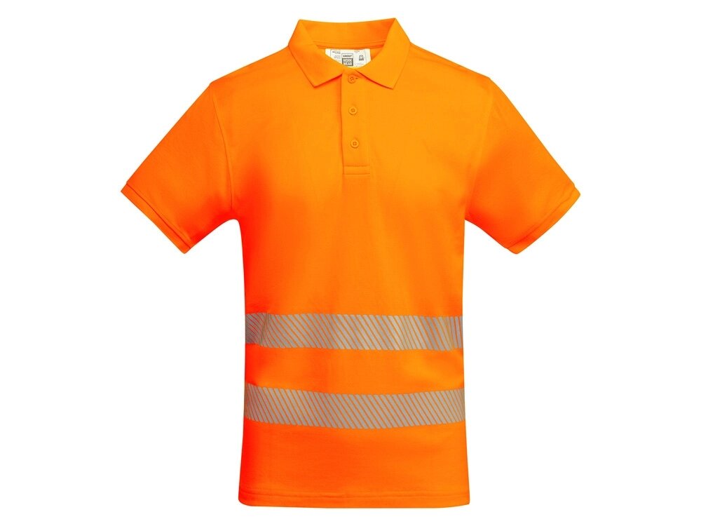 Рубашка поло Atrio мужская, неоновый оранжевый от компании ТОО VEER Company Group / Одежда и сувениры с логотипом - фото 1