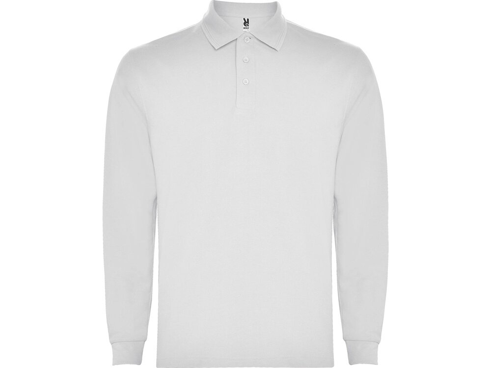 Рубашка поло Carpe детская с длинным рукавом, белый от компании ТОО VEER Company Group / Одежда и сувениры с логотипом - фото 1