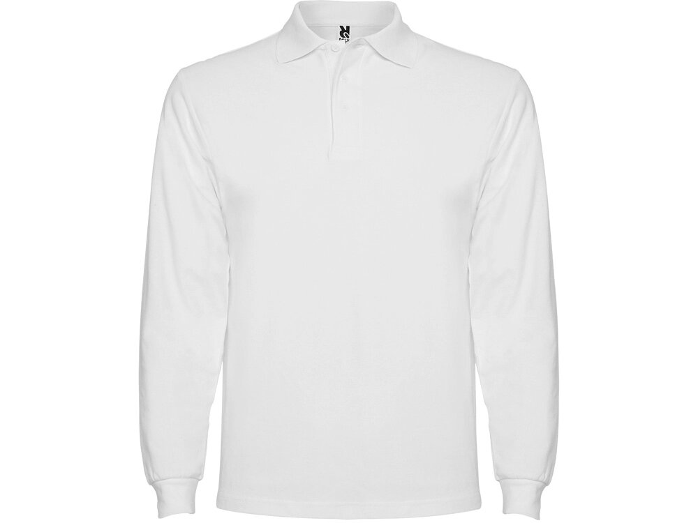 Рубашка поло Estrella детская с длинным рукавом, белый от компании ТОО VEER Company Group / Одежда и сувениры с логотипом - фото 1
