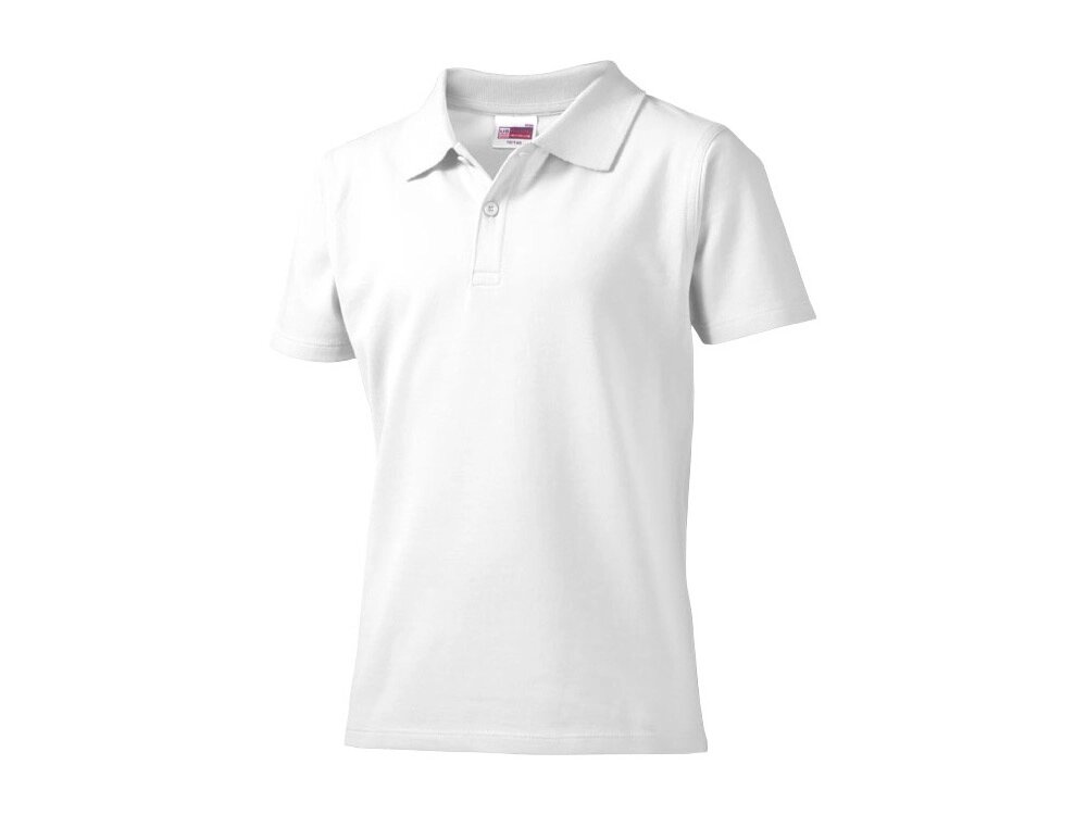 Рубашка поло First детская, белый от компании ТОО VEER Company Group / Одежда и сувениры с логотипом - фото 1