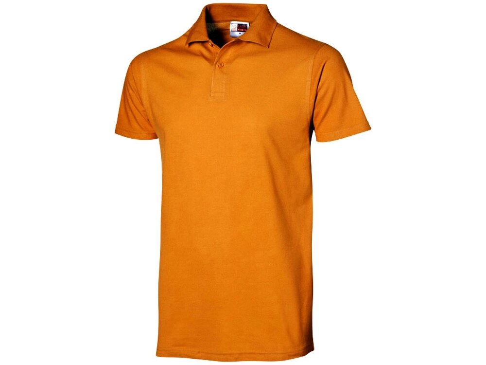 Рубашка поло First мужская, оранжевый от компании ТОО VEER Company Group / Одежда и сувениры с логотипом - фото 1