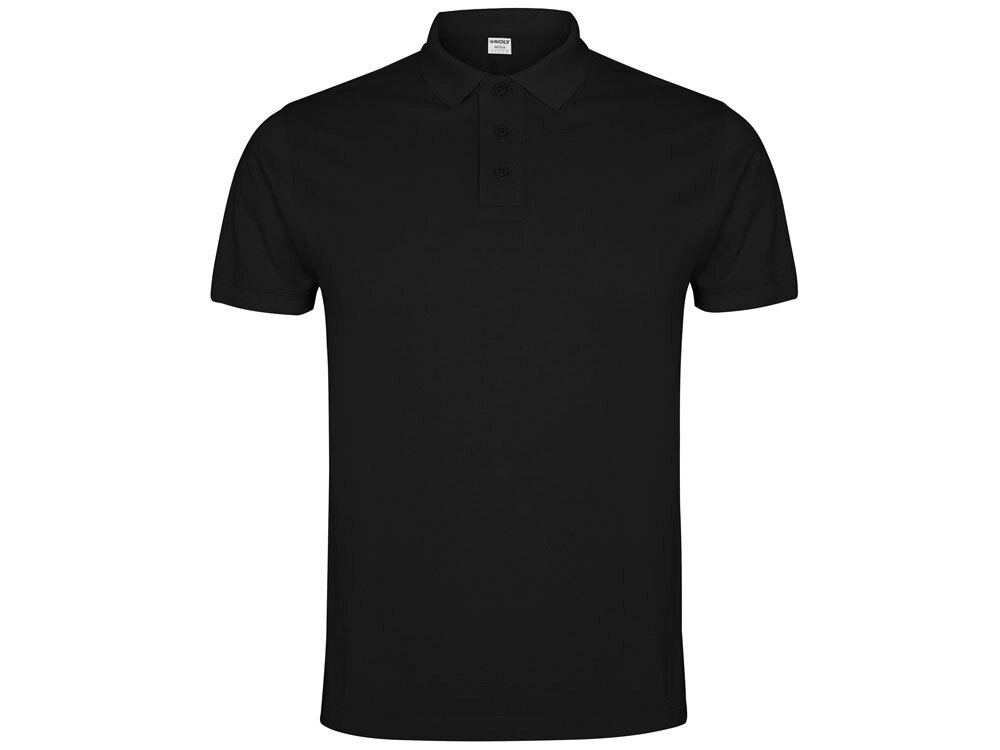 Рубашка поло Imperium мужская, черный от компании ТОО VEER Company Group / Одежда и сувениры с логотипом - фото 1