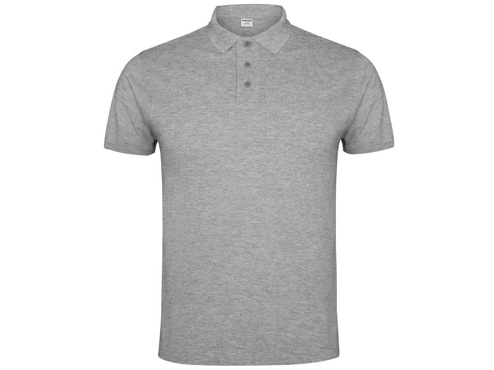 Рубашка поло Imperium мужская, серый меланж от компании ТОО VEER Company Group / Одежда и сувениры с логотипом - фото 1