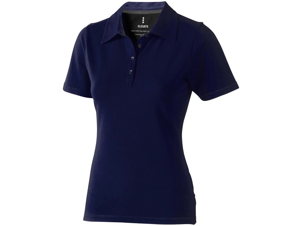Рубашка поло Markham женская, темно-синий/антрацит от компании ТОО VEER Company Group / Одежда и сувениры с логотипом - фото 1