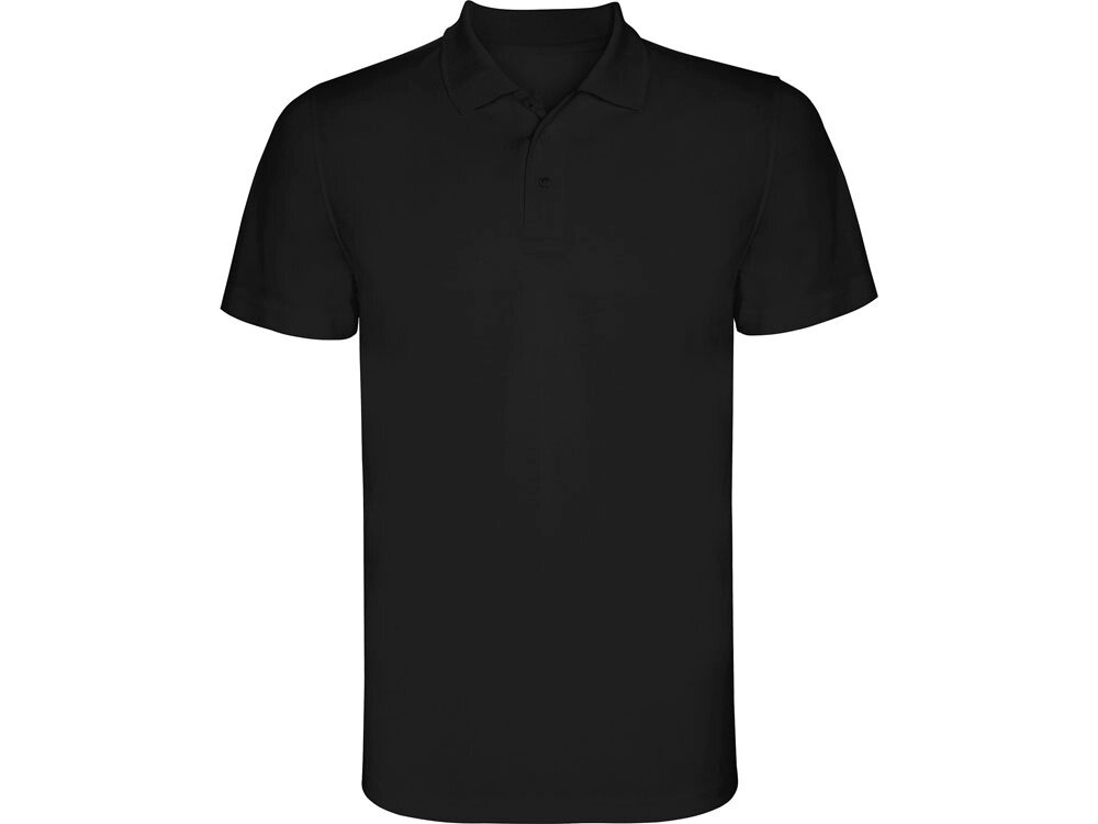 Рубашка поло Monzha мужская, черный от компании ТОО VEER Company Group / Одежда и сувениры с логотипом - фото 1