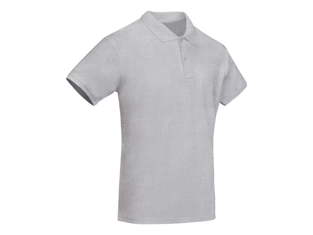 Рубашка поло Prince мужская, серый меланж от компании ТОО VEER Company Group / Одежда и сувениры с логотипом - фото 1
